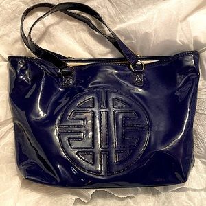EUC Antonio Melani Embossed luxury handbag
